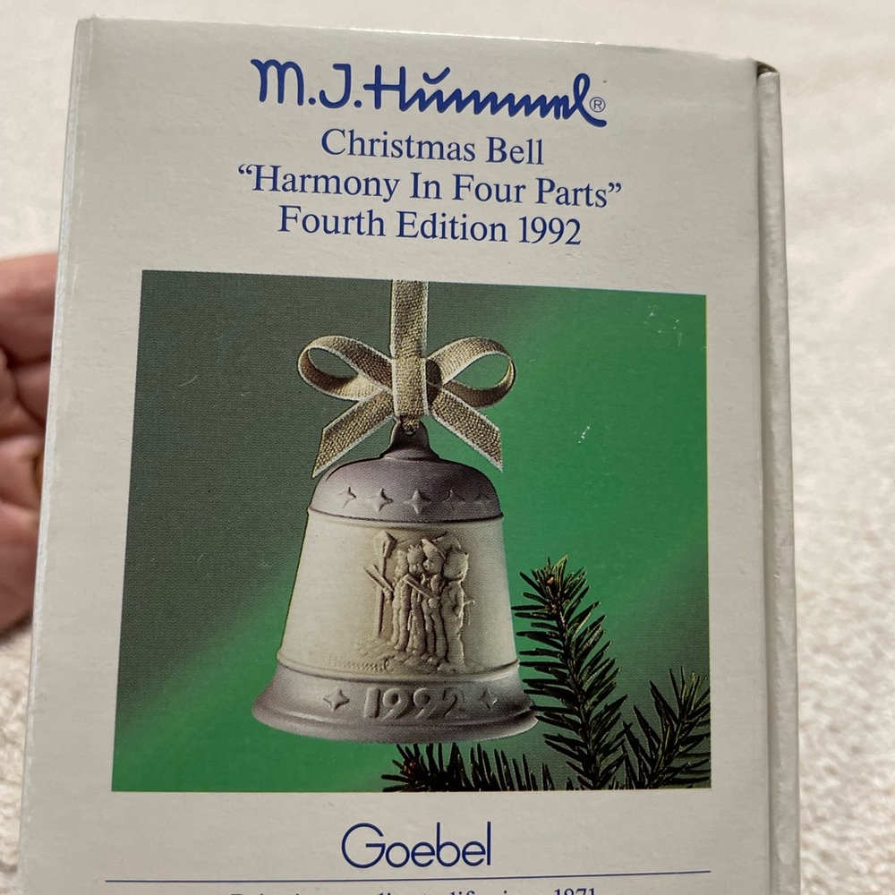 Lot of Four M. J. Hummel Christmas Bells